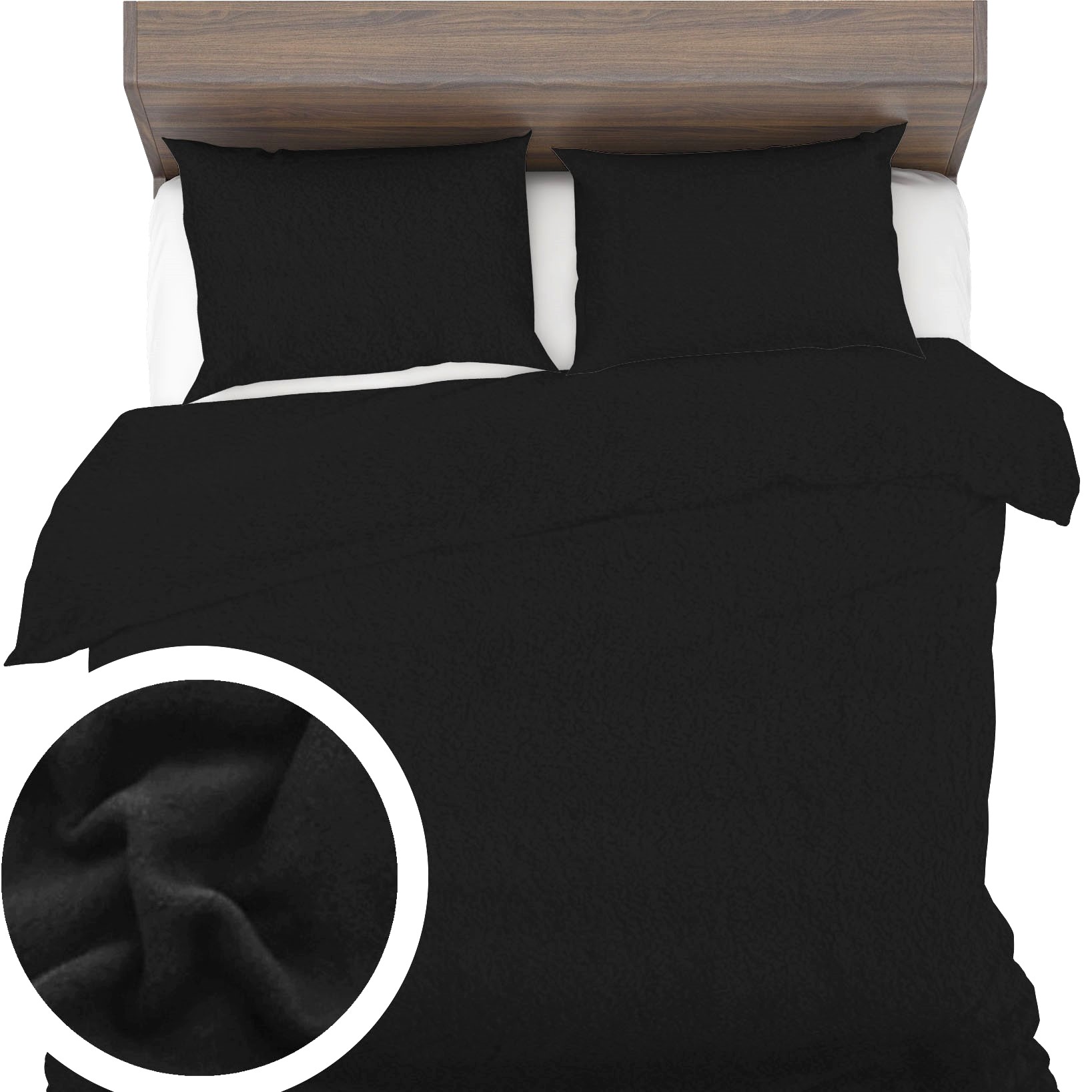 Fleece Povlečení 140x200+2x50x60 teplé silné Fleece teplé