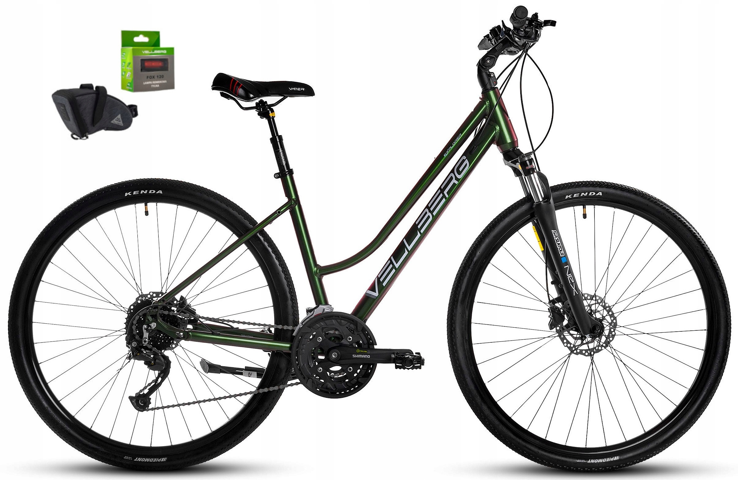 Rower Damski Crossowy 28 Vellberg Explorer 18″ Kameleon