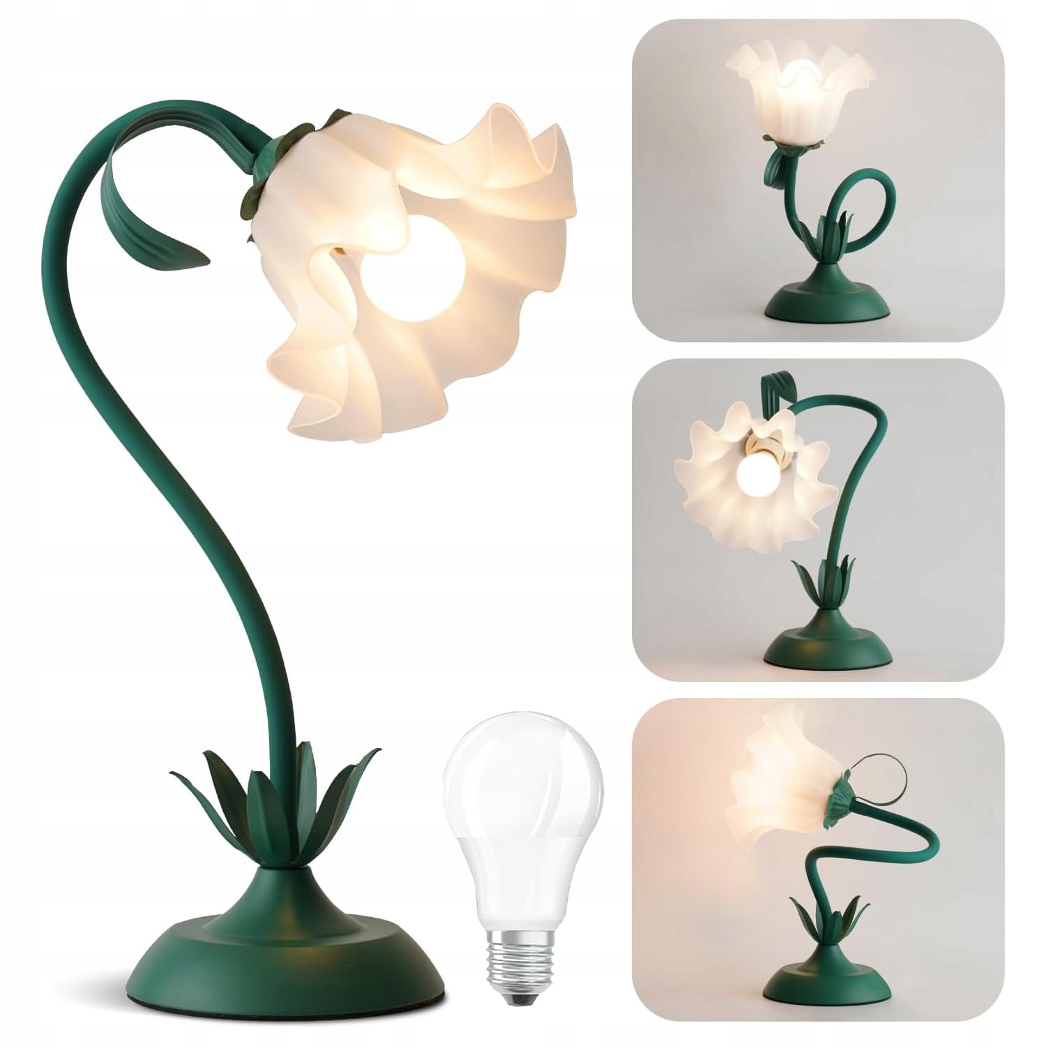 Stolní Lampa Ve Tvaru Květiny Do Obývacího Pokoje Ložnice Noční Stolní Led