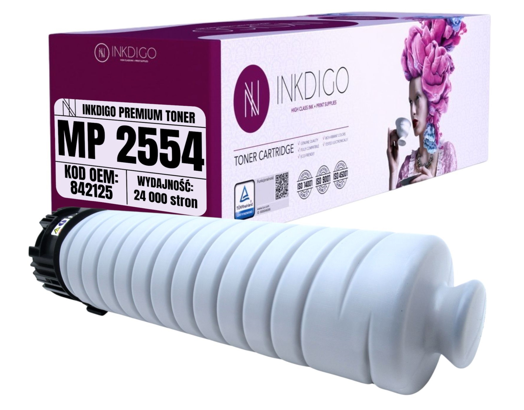 Toner pro tiskárny Ricoh Aficio Mp 2554 3054 3554 3555, náhrada 841993