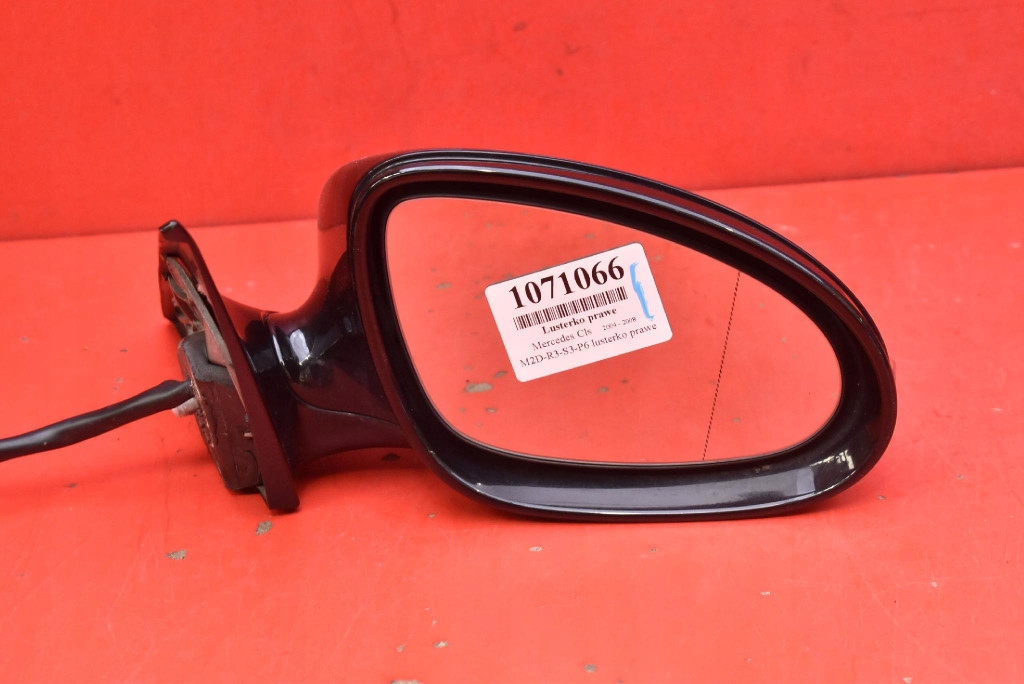 mirror right black, EU 010821 MERCEDES CLS C219 04-08 9+7 PIN