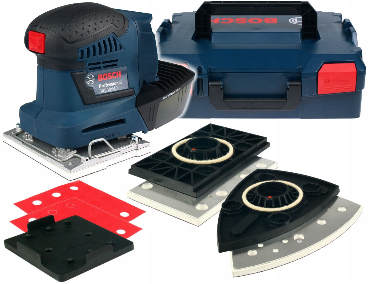

Szlifierka Oscylacyjna Gss 18V-10 Bosch L-boxx