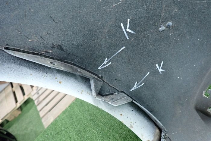 OPEL CORSA E OPC LINE front bumper front