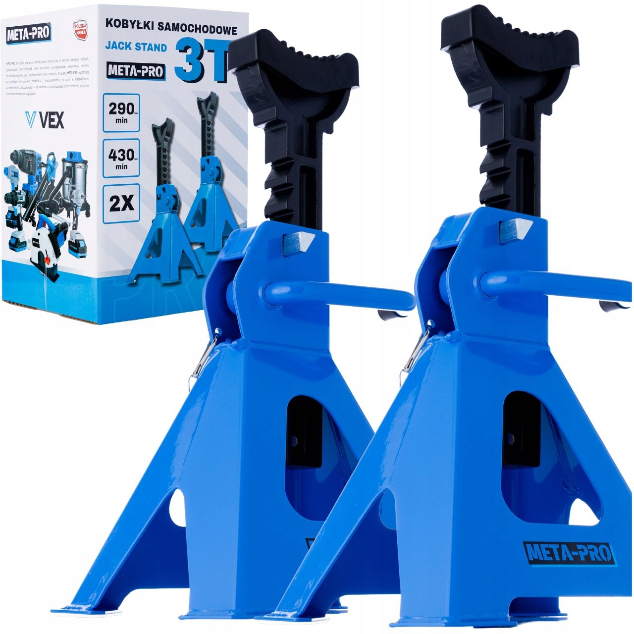 KOBYŁKI SAMOCHODOWE META-PRO VEX 3T