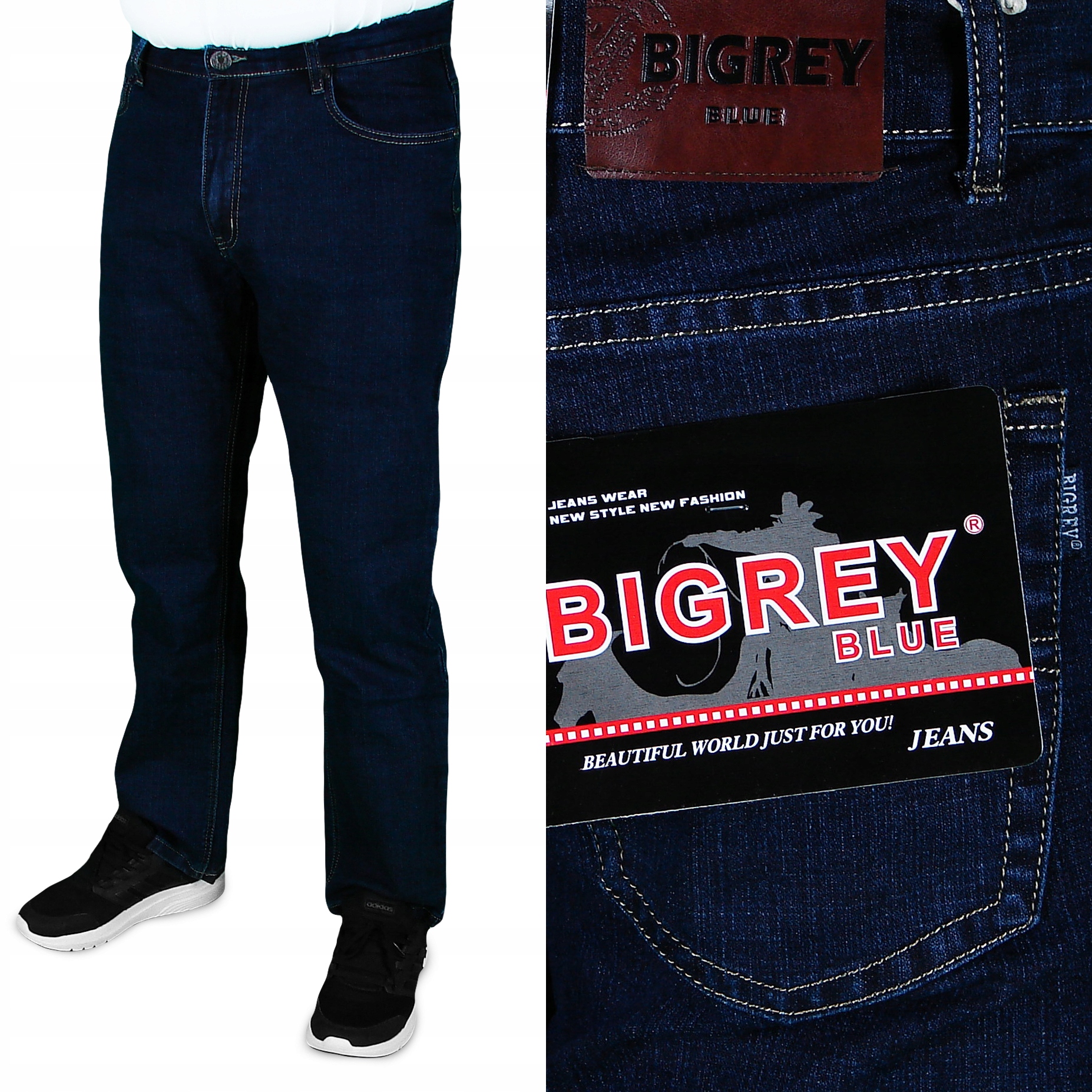 

Spodnie Męskie Jeansowe Bigrey W40 L32 W104-106 cm