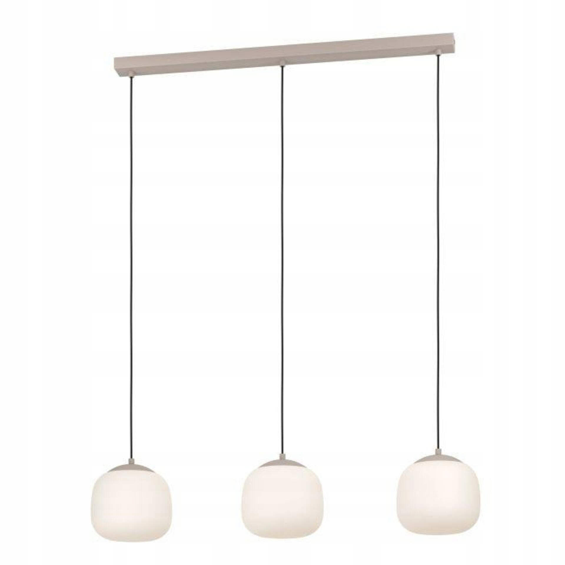Závesné svietidlo Eglo Cominio E27 3x120W sivá/hnedá 900894