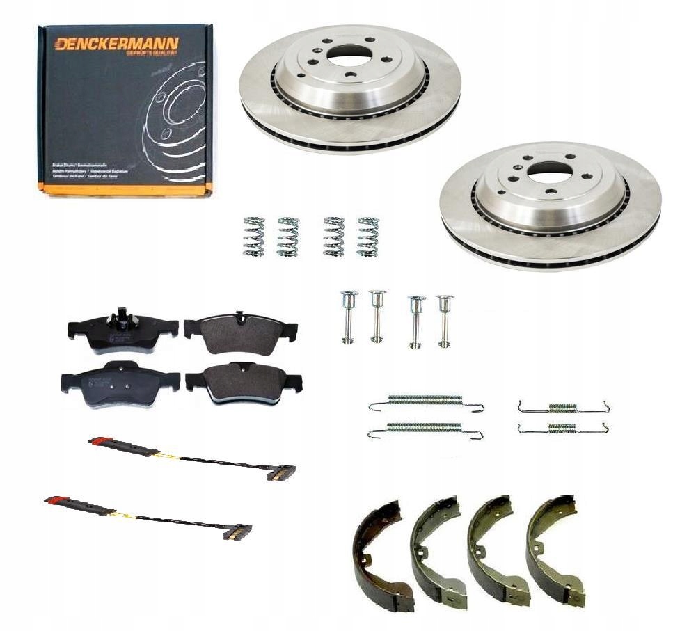 Kotouče Kostky Čelisti Mercedes R W251 Zadní Ventily