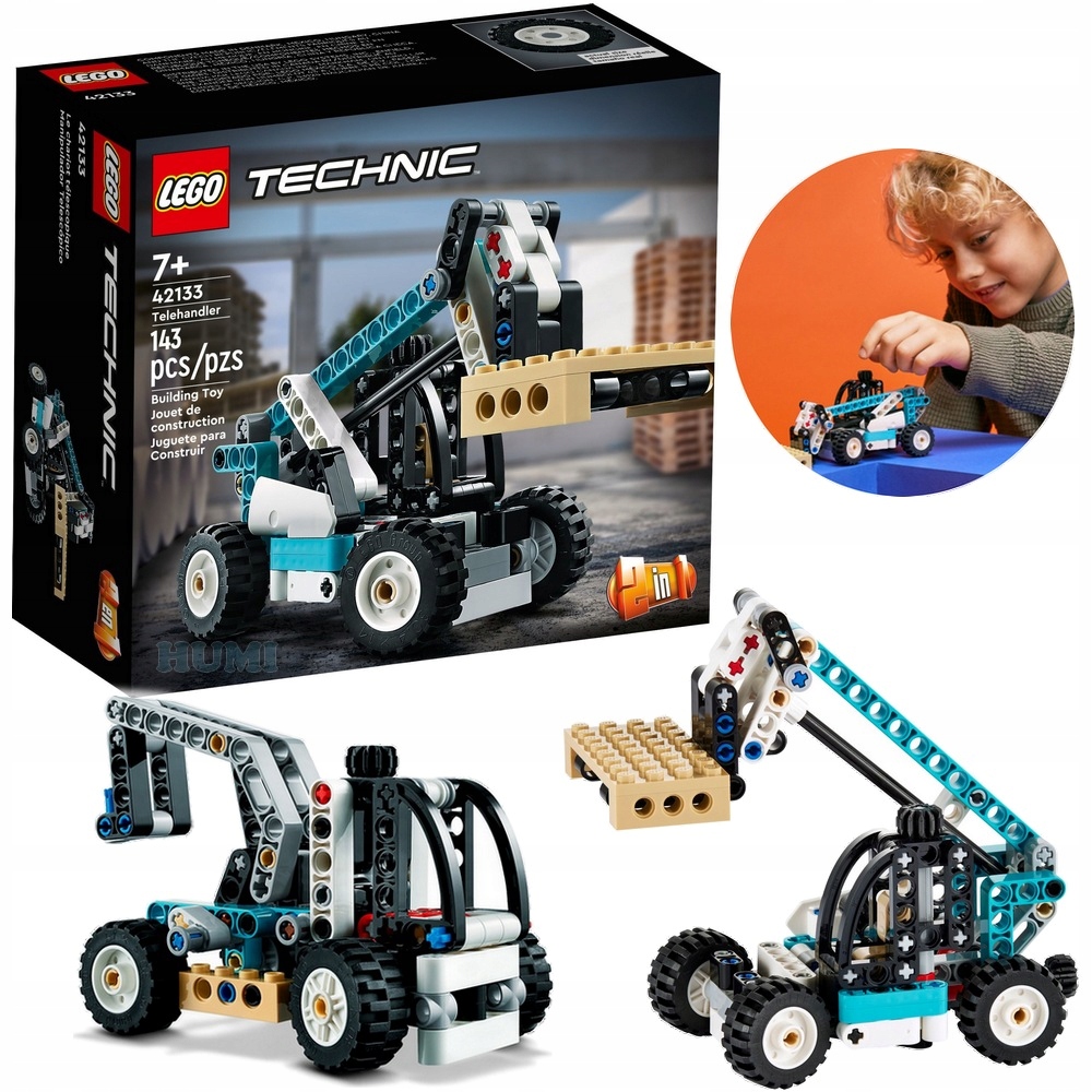 

Lego 42133 Technics Ładowarka Pomoc drogowa 2w1
