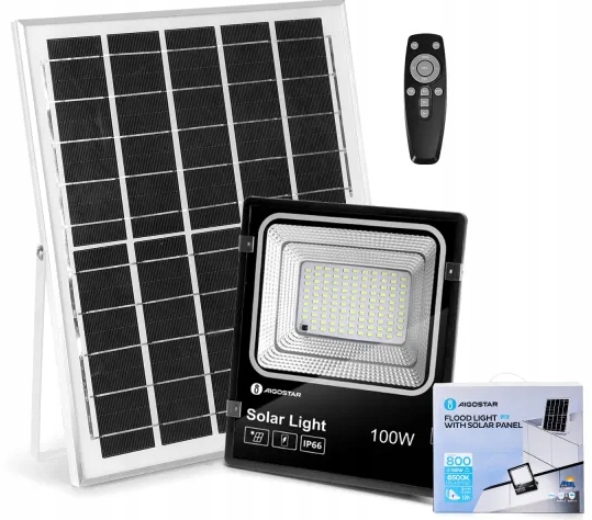 Osvětlovač solární lampa Led lampa Halogen 800lm 100W