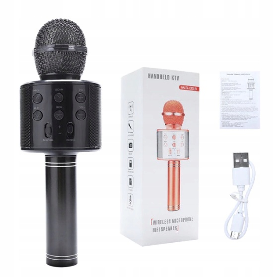 

Mikrofon Z Nagrywaniem Usb Kolory Karaoke