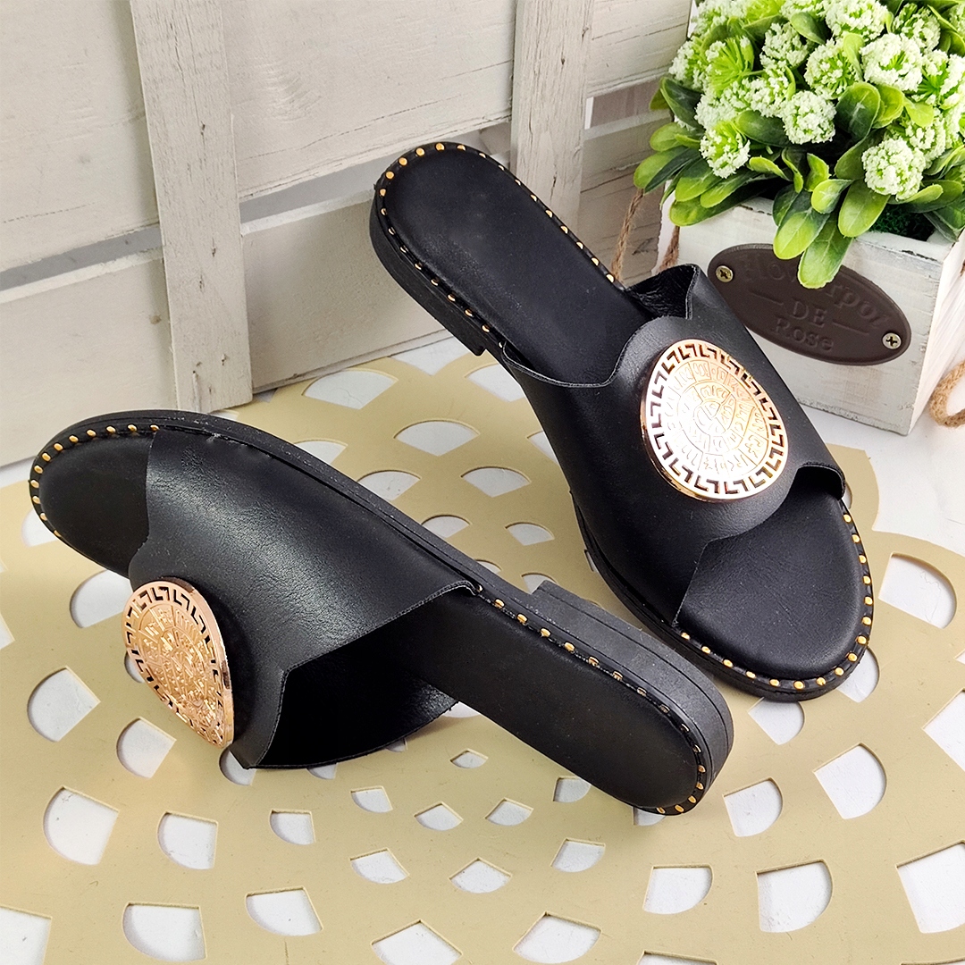 ELEGANCKIE KLAPKI DAMSKIE Z DŻETAMI - r 36 Marka bez marki