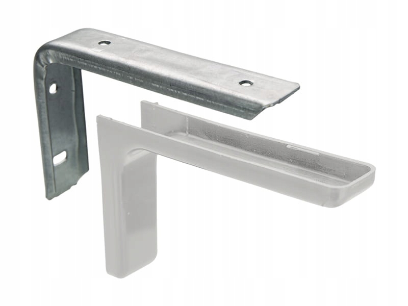 

Wspornik Kątownik Półki Z Maskownicą 180mm Srebrny