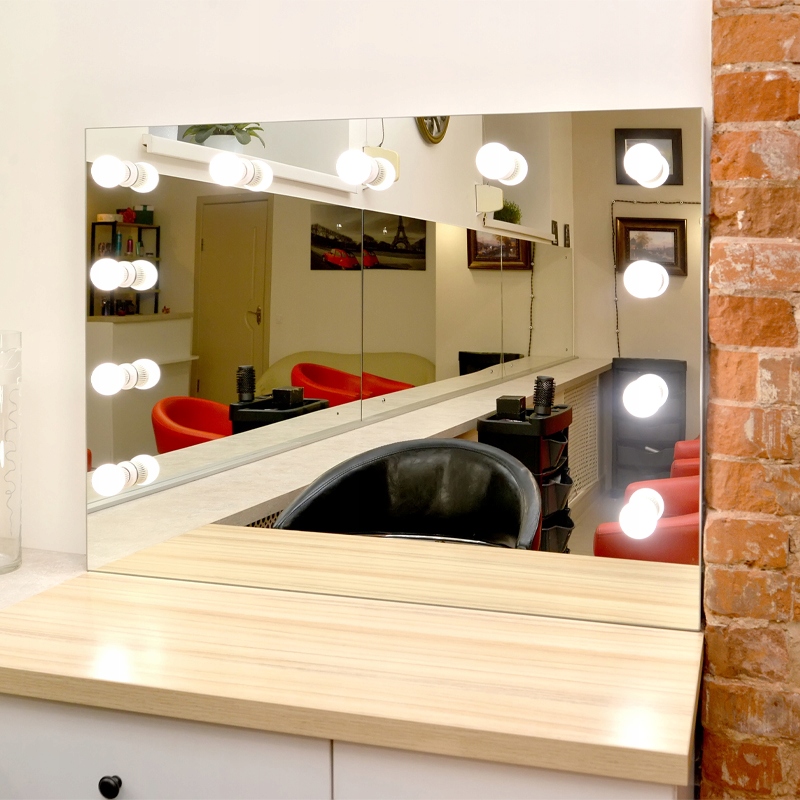 LAMPKI ŚWIATEŁKA LED NA LUSTRO TOALETKI MAKIJAŻ 10 Moc 10 W