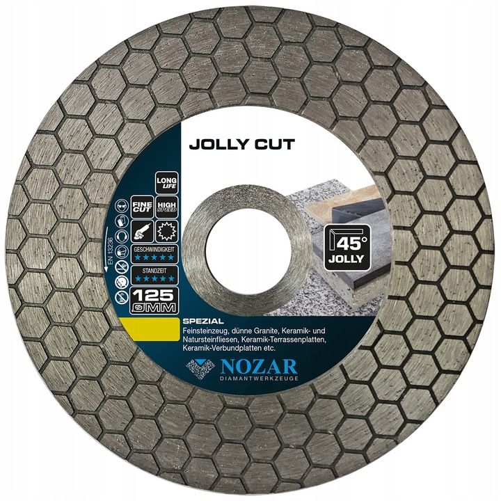 

Nozar Jolly Cut Tarcza Diamentowa katem 45 125 mm