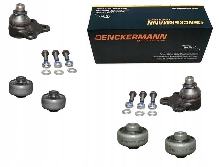 Čepky Čepu Kyvadla Pouzdra Ford Mondeo II 1996-2000 Přední Sada 6 Ks