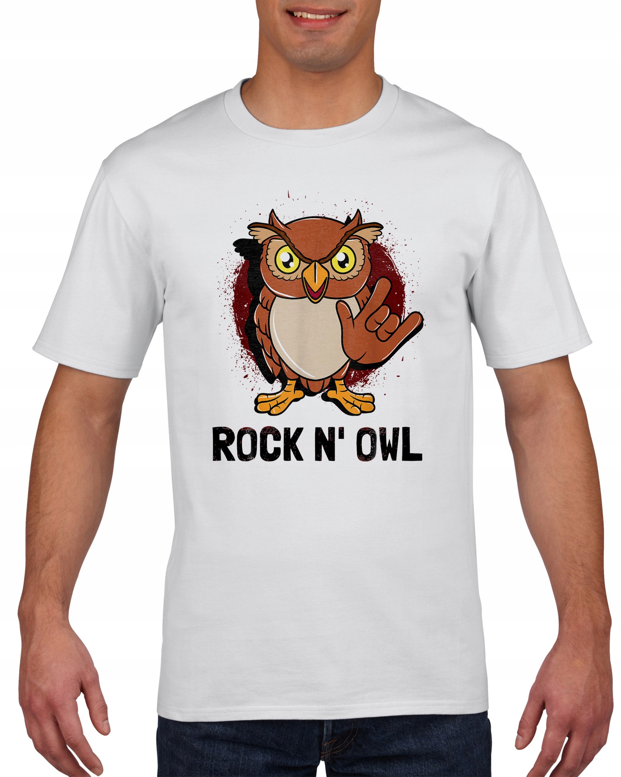 

Koszulka męska Rock'n'owl sowa ptak XXL