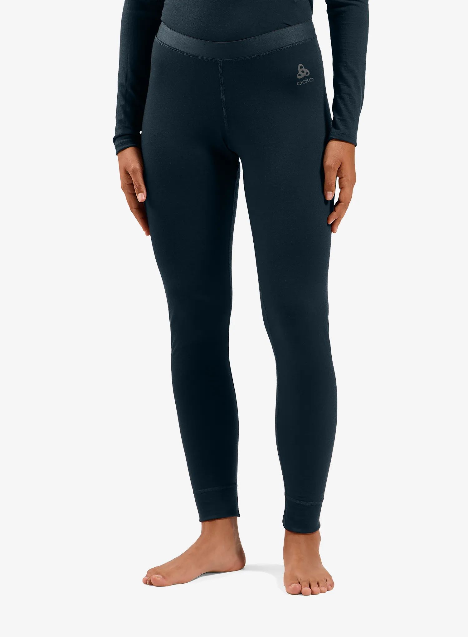 Legginsy termoaktywne damskie Odlo Merino 200 Bl Bottom Long sapphire L