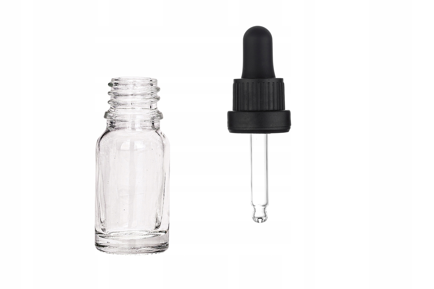 

Butelka szklana bezbarwna 10 ml z pipetą