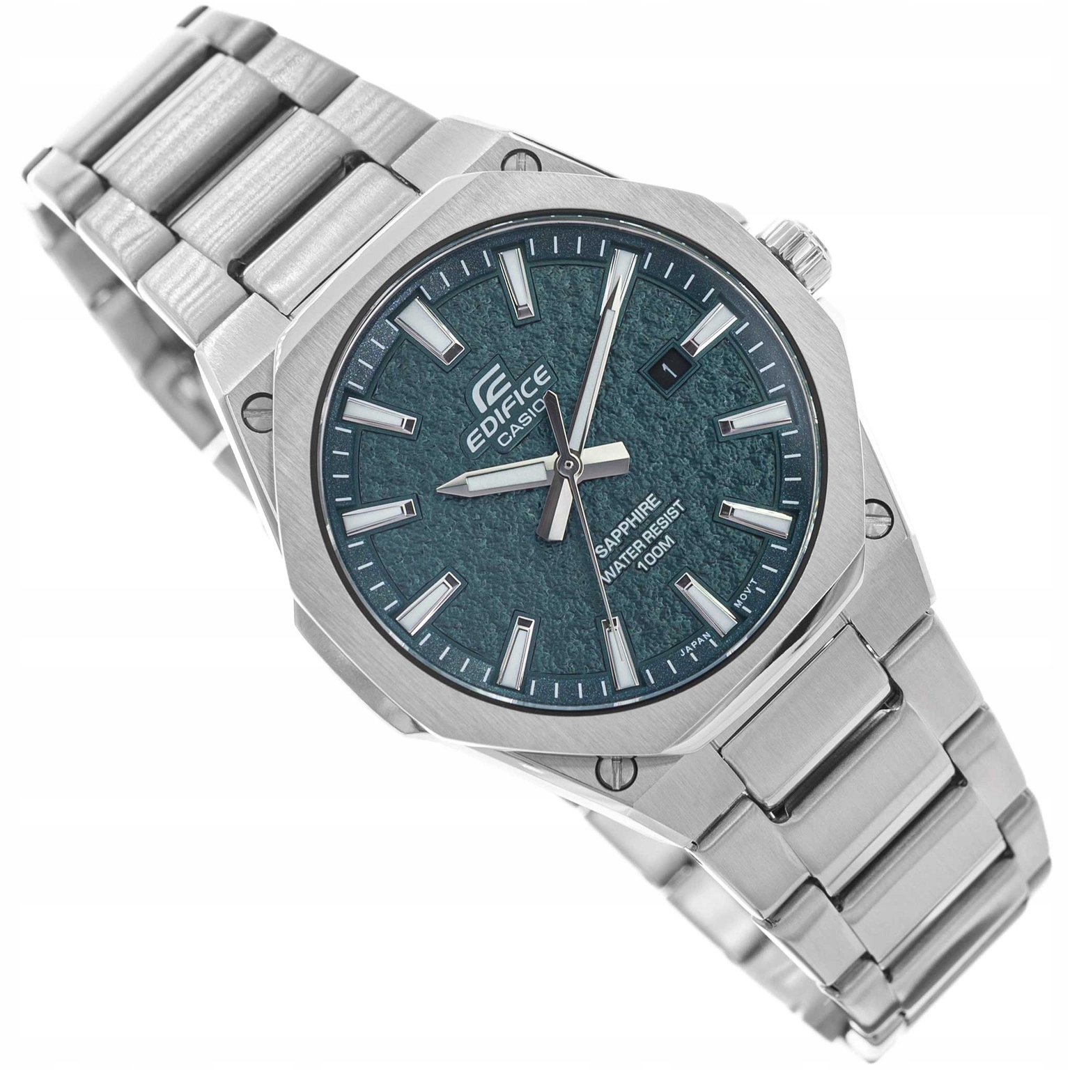 Pánské Hodinky Casio EFR-S108DE-3AVUEF Edifice Stříbrné S Ocelovým Náramkem Voděodolné 100M