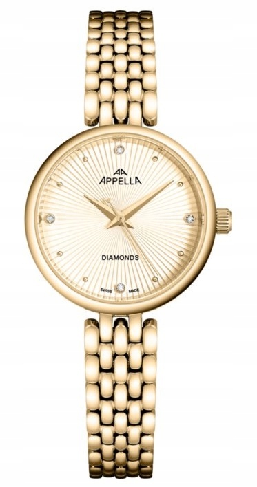 Zegarek Appella, L50020.1141DQ, Damski, Diamonds