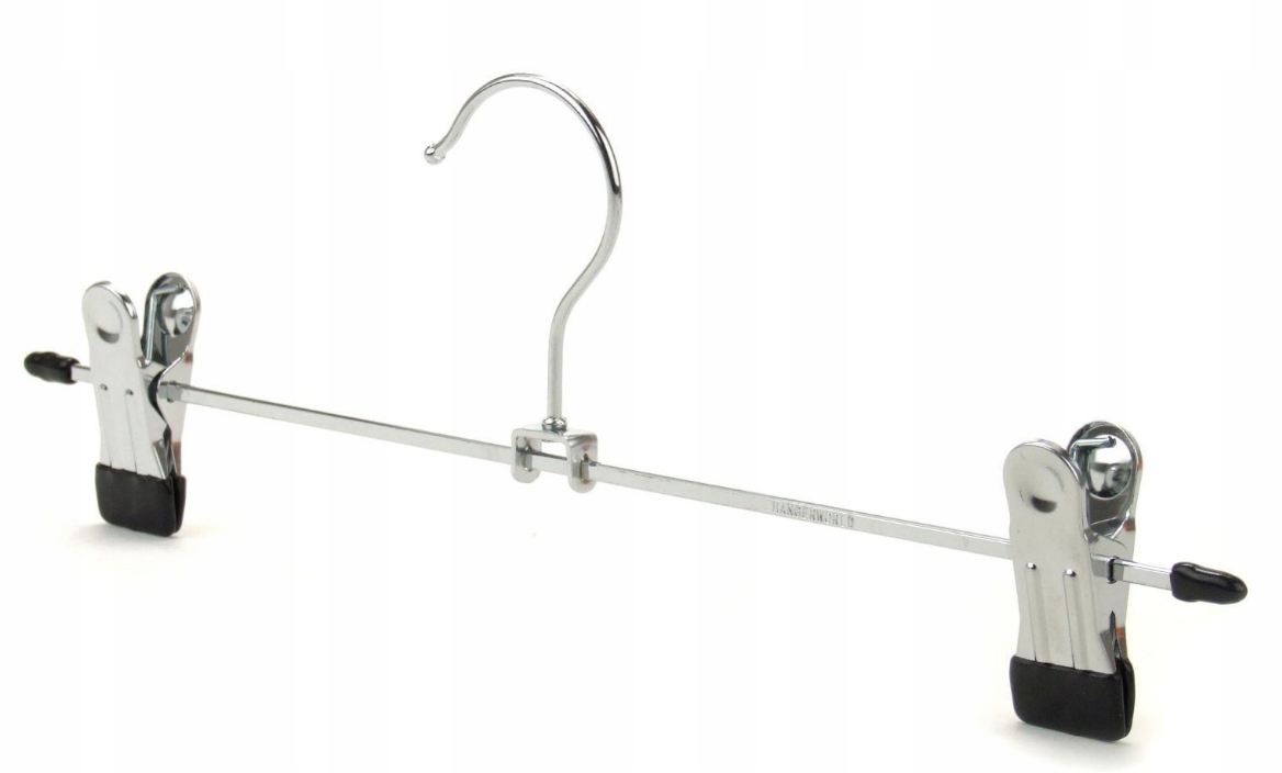 

Wieszak Klamrowy Spodnie Spódnice Metalowy - 40cm