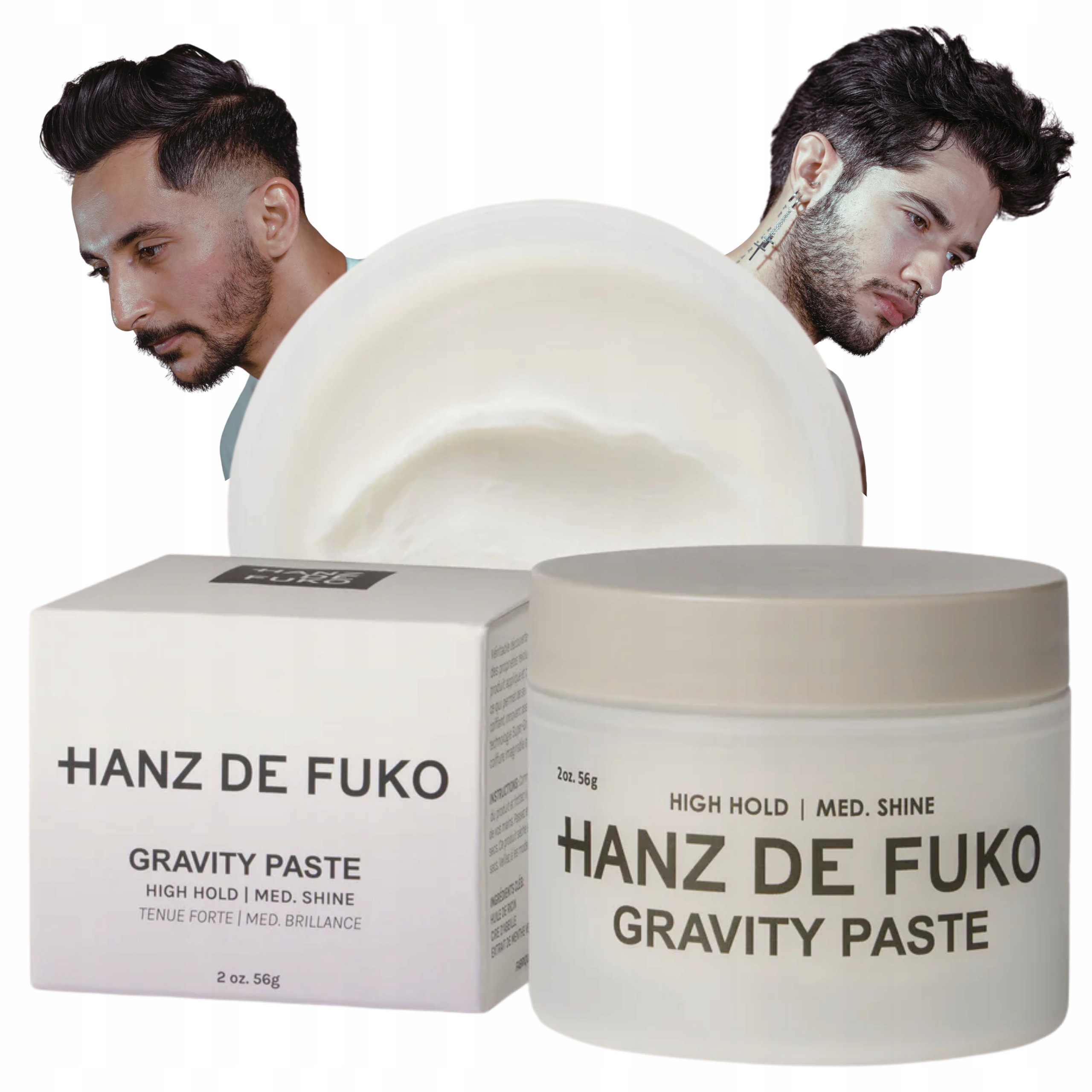 Pasta Do Włosów Hanz De Fuko Gravity Paste Mocny Chwyt Średni Połysk 60ml