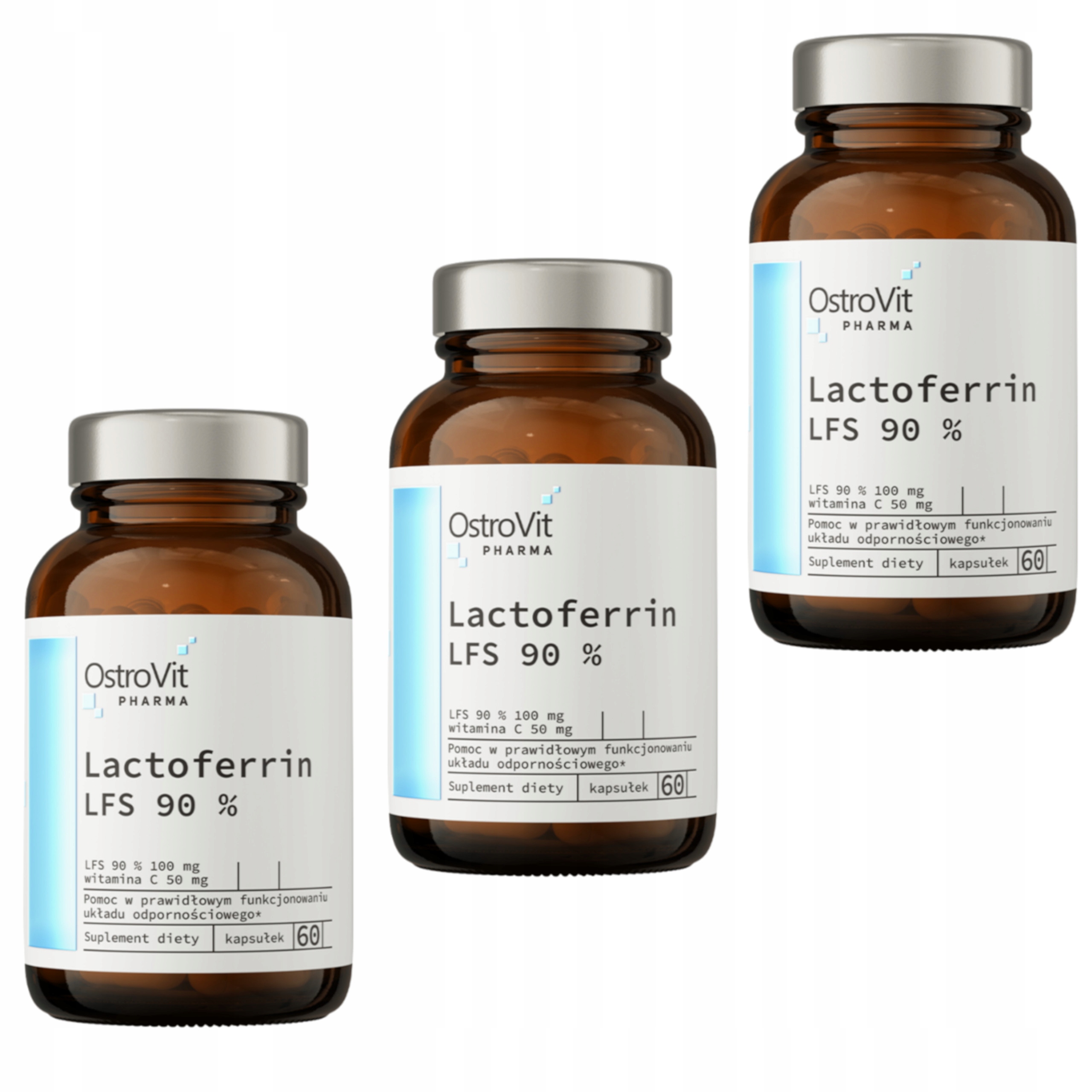 Ostrovit Laktoferin Lfs 90% Inulin 200 mg 180 kapslí Střeva Prebiotikum Anémie