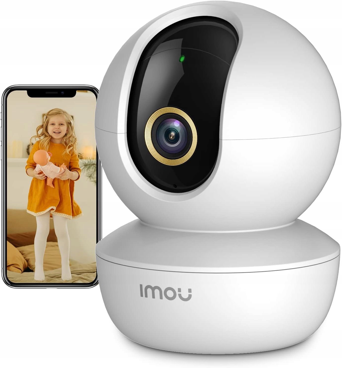 Kamera Ip Wewnętrzna Imou Ranger Se 4MP 2K+ Monitoring Domowy Kamerka Pro