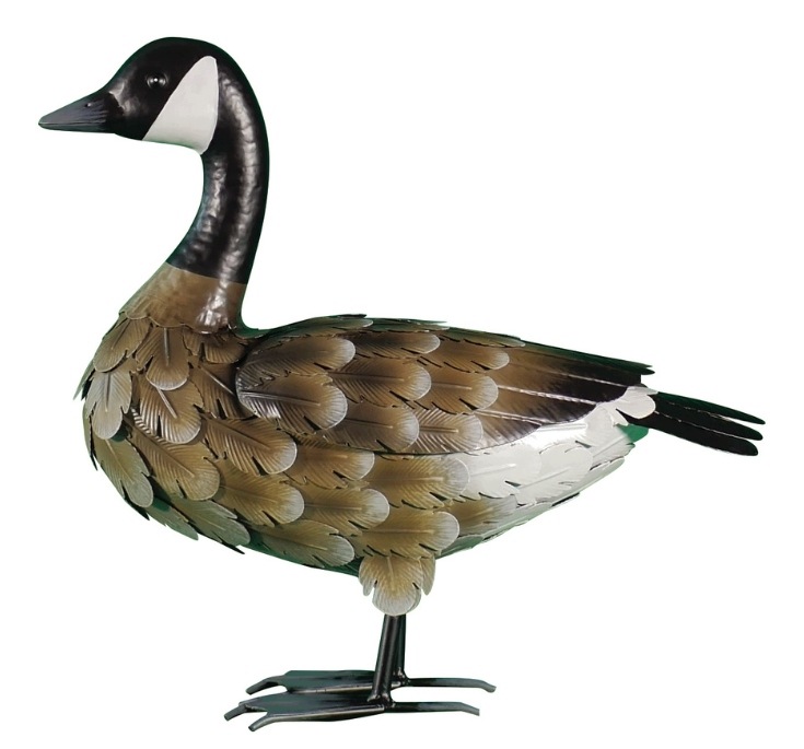 Figurka Ogrodowa Tarasowa Metalowa Gęś