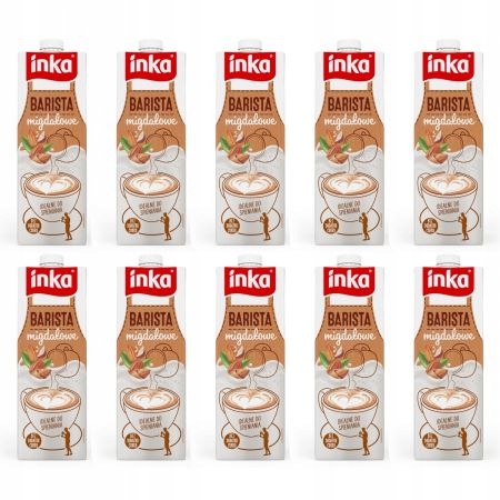 Inka Barista Napój migdałowy zgrzewka 10 x 1 l