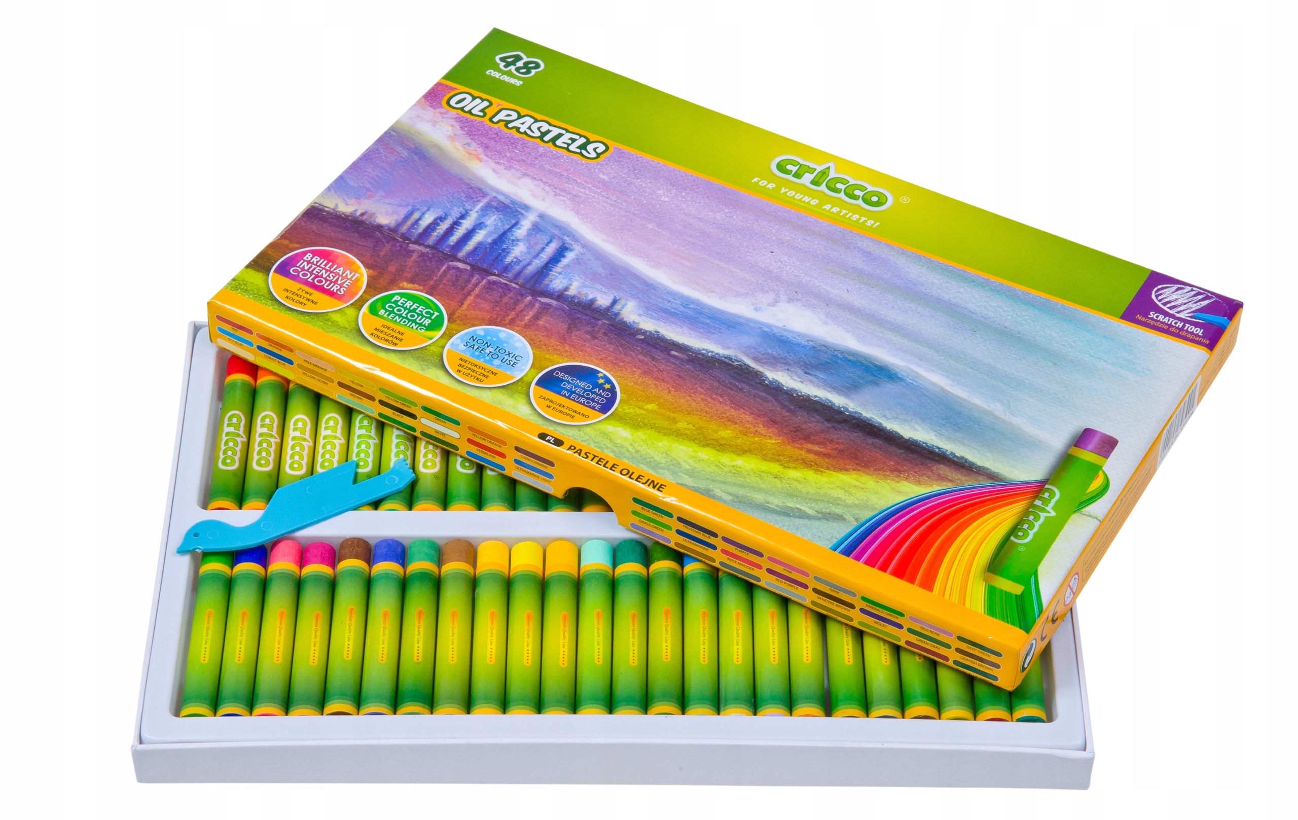 PASTELE OLEJNE CRICCO KPL. 48-KOL.