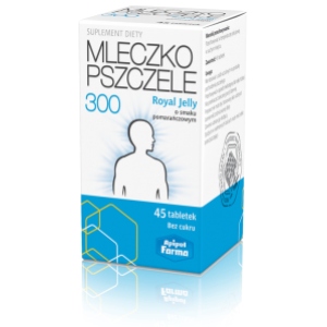 

Mleczko pszczele 300mg w tabletkach na odporność