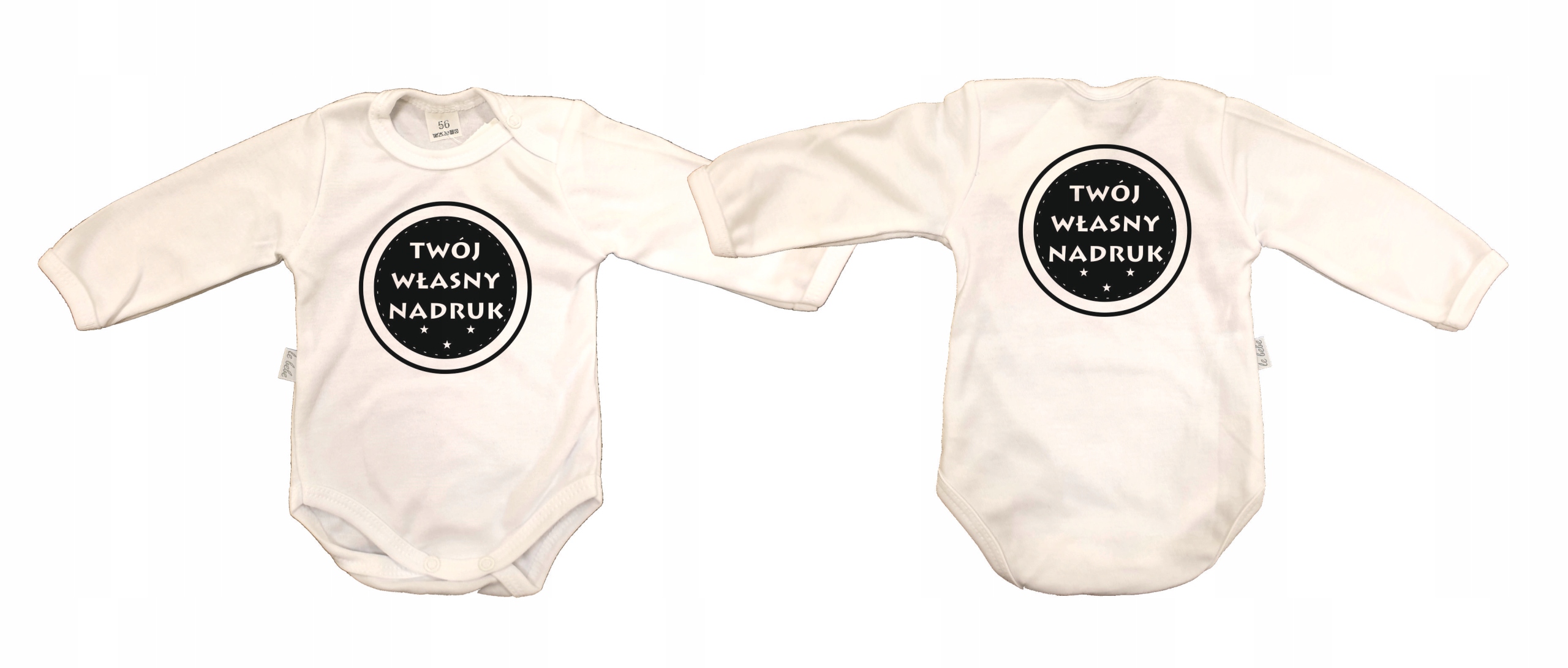 

Body dziecięce z własnym nadrukiem długi rękaw