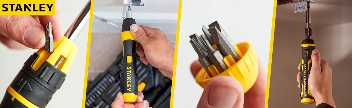 Zestaw bitów końcówek udarowych wkrętarskich 1/4" 55el Stanley STA88559 Liczba elementów zestawy