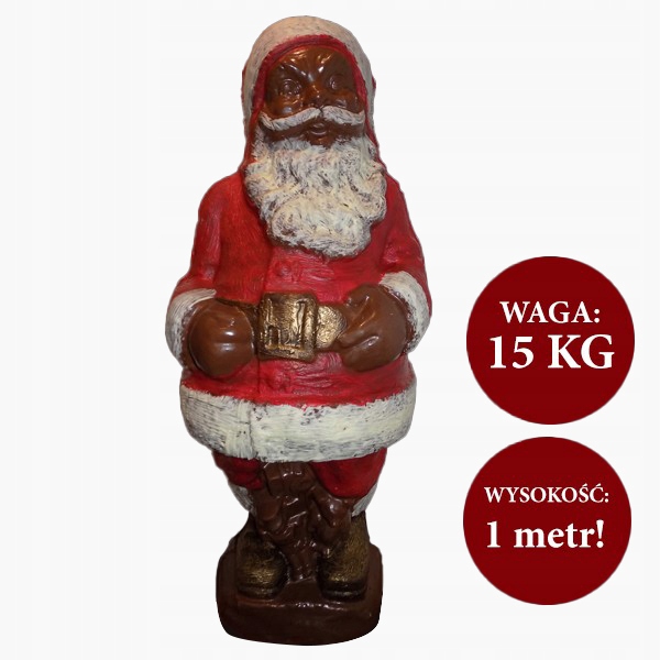 Levně Mikuláš z čokolády – 1 metr, 15 kg