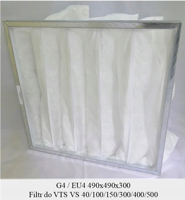 

Filtr G4 do Vts Vs 40/100/150/300 490x490x300