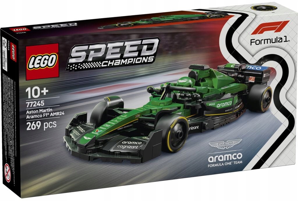 Lego Speed Champions Formule F1 Aston Martin Aramco AMR24 Set 77245