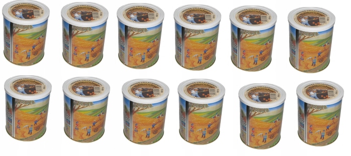 Levně Vojenský pumpernikelový chléb v plechovce, 12 x 500 g