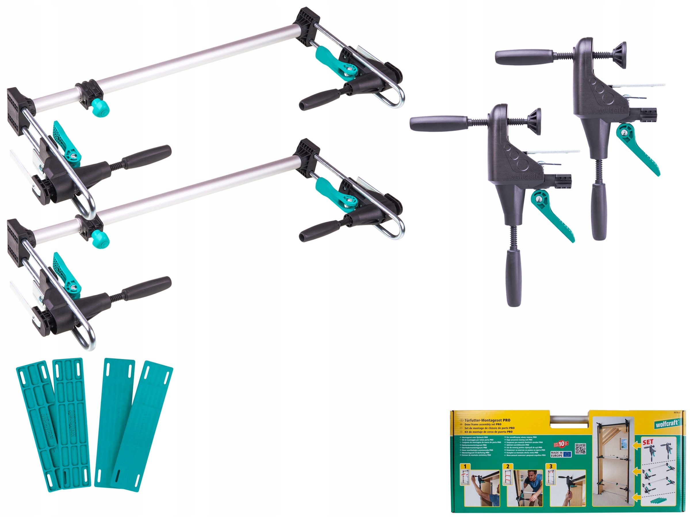 Sada Pro Montáž Dveřních Zárubní Wolfcraft Pro Rok 3676000