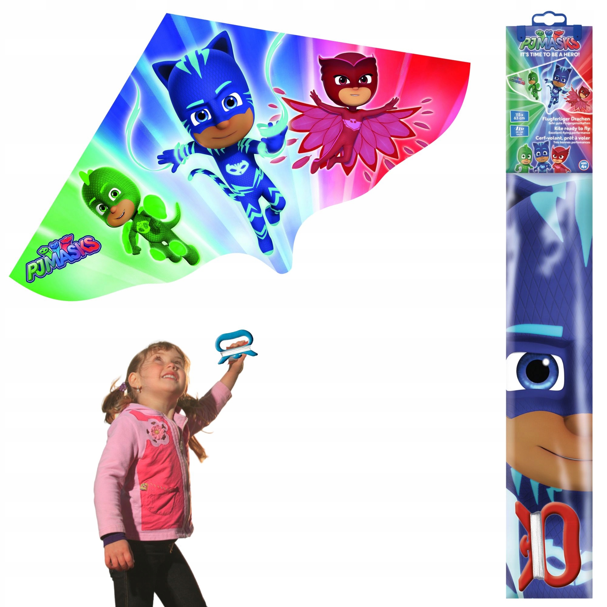 

Latawiec dla dzieci Pj Masks Pidżamersi kolorowy