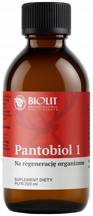 Pantobiol 1 Eleuterokok Prawidłowy rytm serca Koncentracja Pamięć Biolit