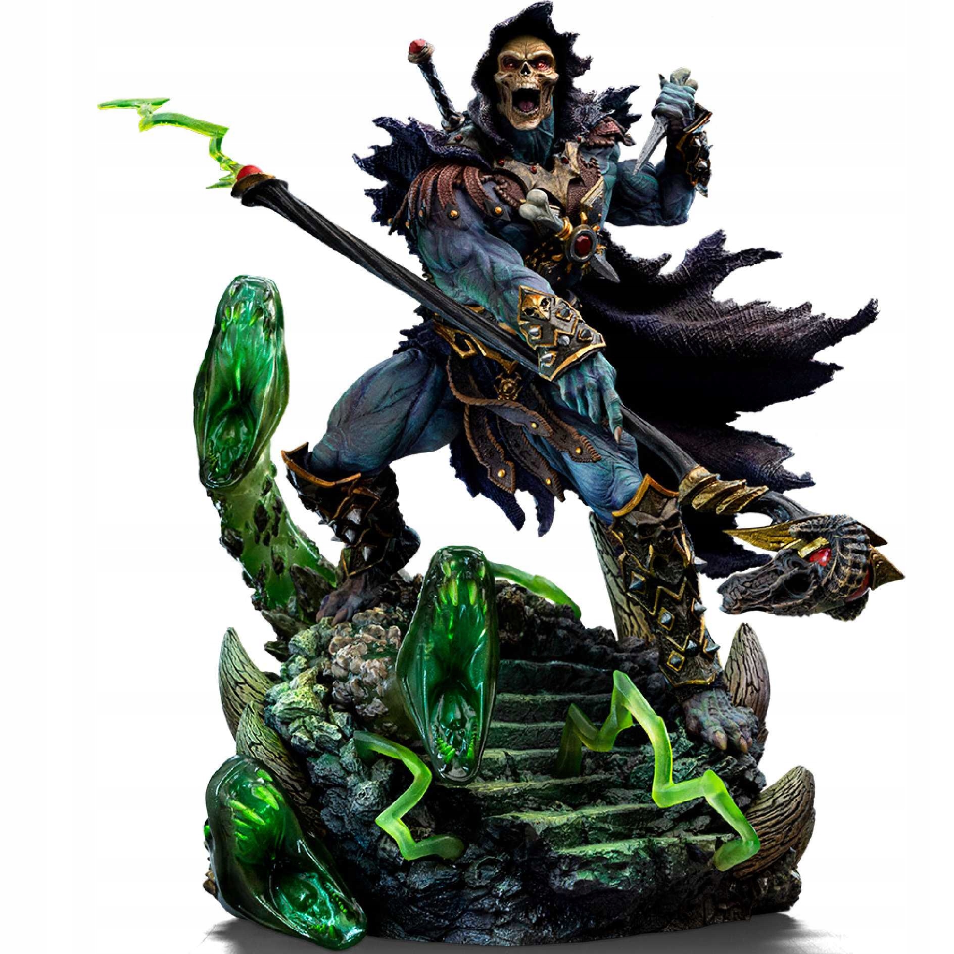 Iron Studios Masters Of The Univers Skeletor Unleashed Deluxe Art Scale