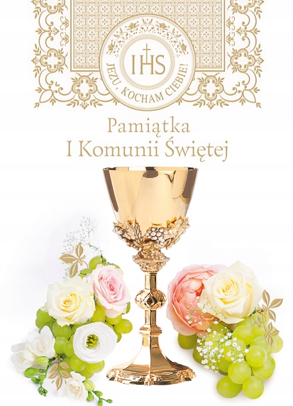 

Pamiątka Pierwszej Komunii Św Karnet Przestrzenny