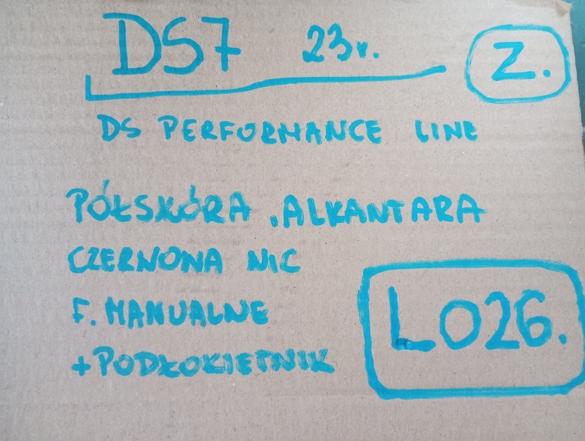 Sitze verkleidung POL Leder CITROEN DS7 DS 7