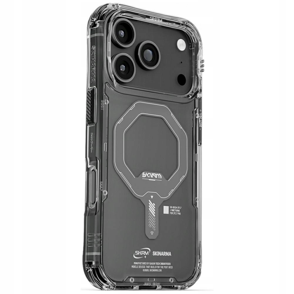 Pouzdro Pro Iphone 17 Pro Skinarma Saido Magnetic Charging Grafitové