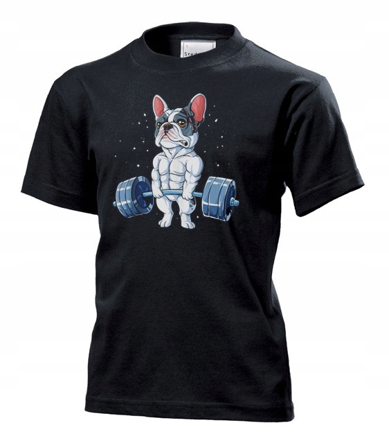 

Koszulka dziecięca Pies buldog francuski paker XL