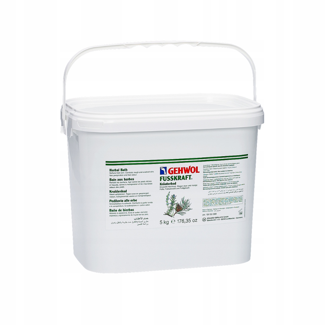 Gehwol Fusskraft Bylinná sůl do koupele nohou 5 kg