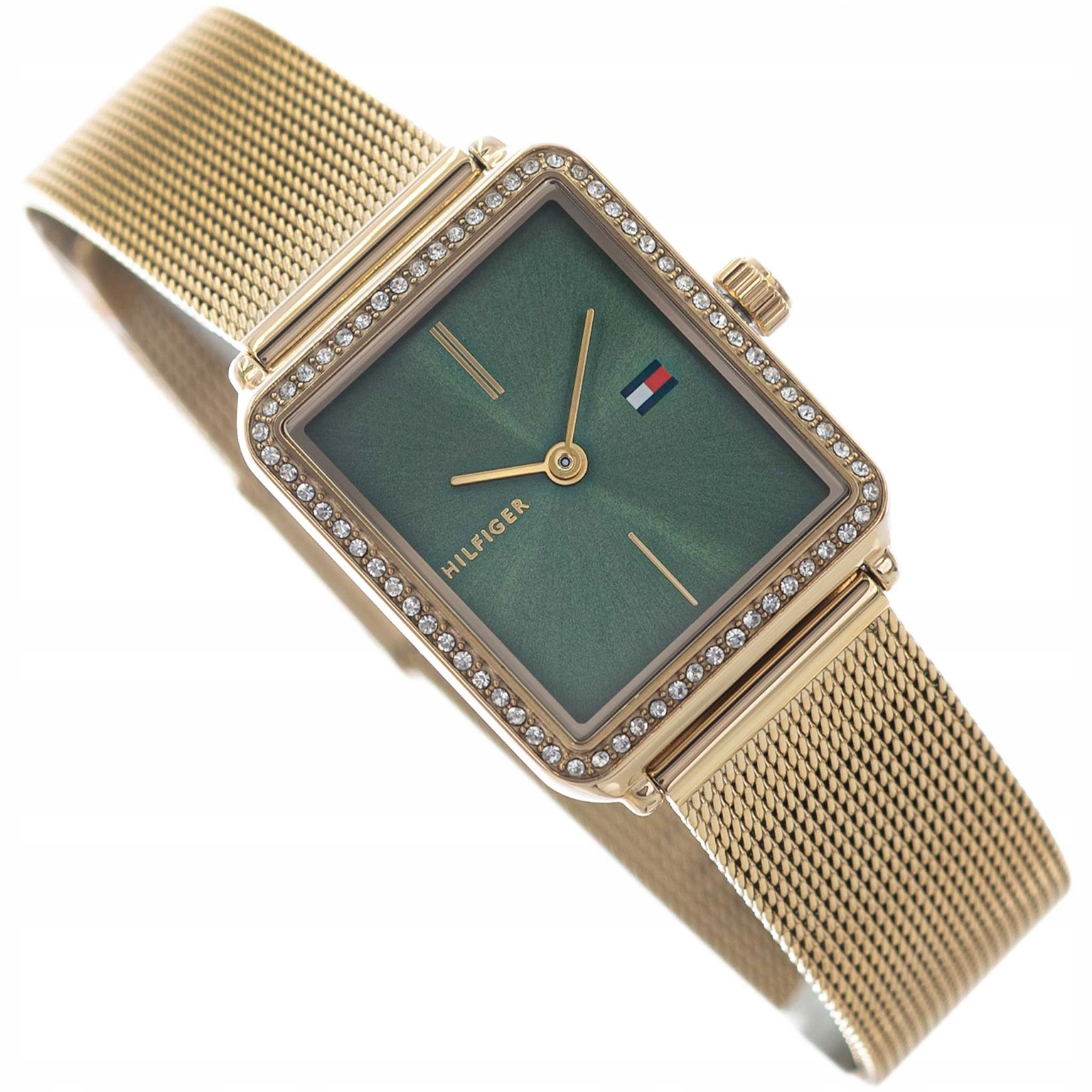 Dámské Hodinky Tommy Hilfiger 1782791 Tea Gold Na Mesh Náramku
