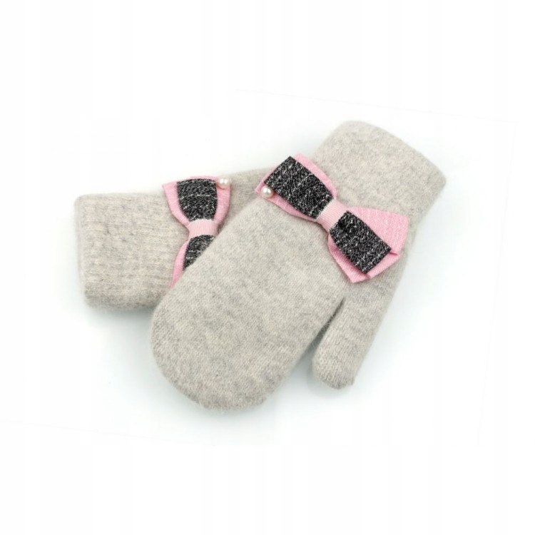 

Rękawiczki Damskie Zimowe Ciepłe W Kokardki