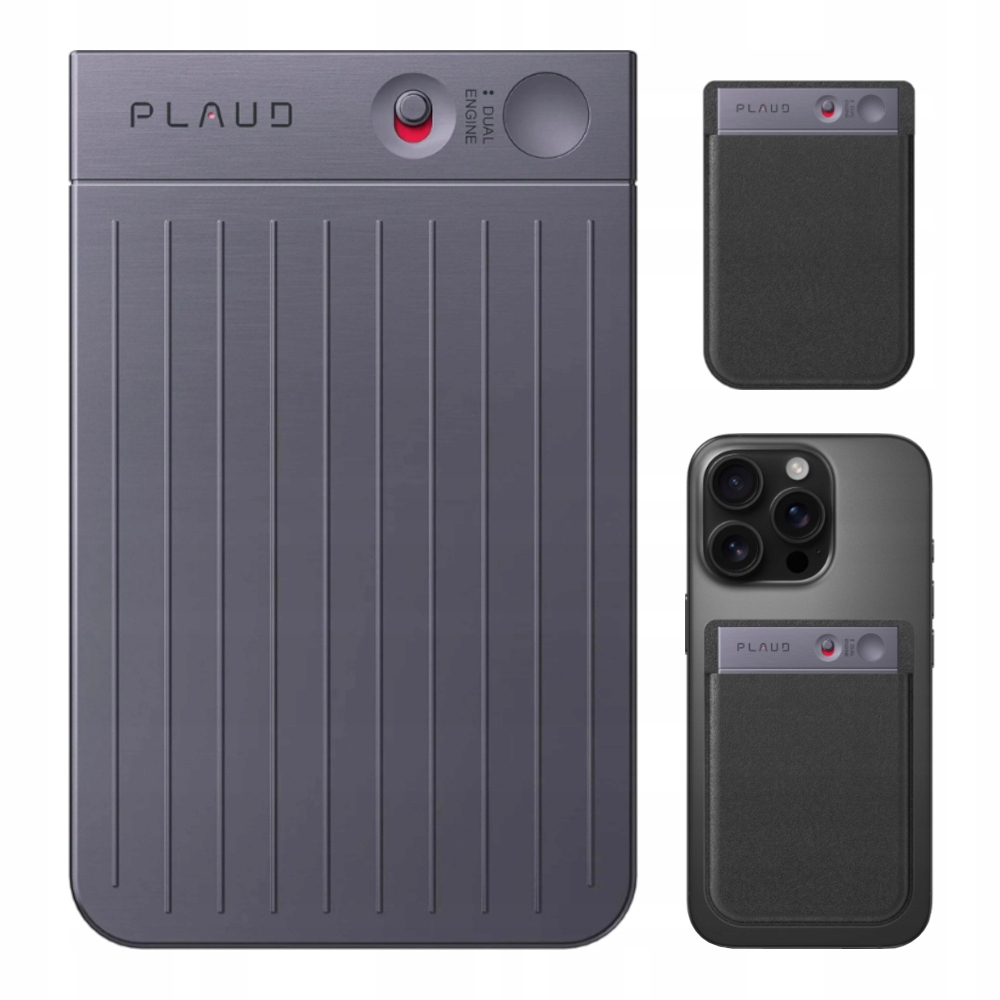 Dyktafon cyfrowy Plaud Note mały nagrywaj transkrybuj podsumowuj chat Gpt